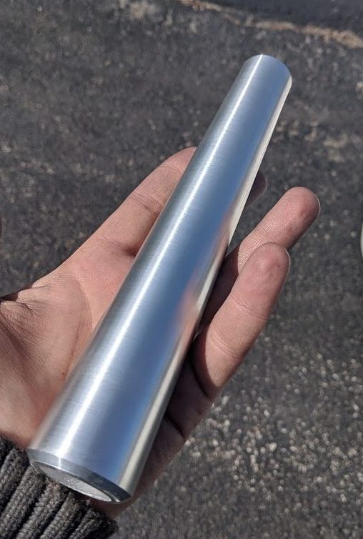 tapered aluminum tube
