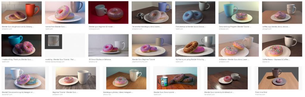 screencap of Google image search for "blender coffee cup"