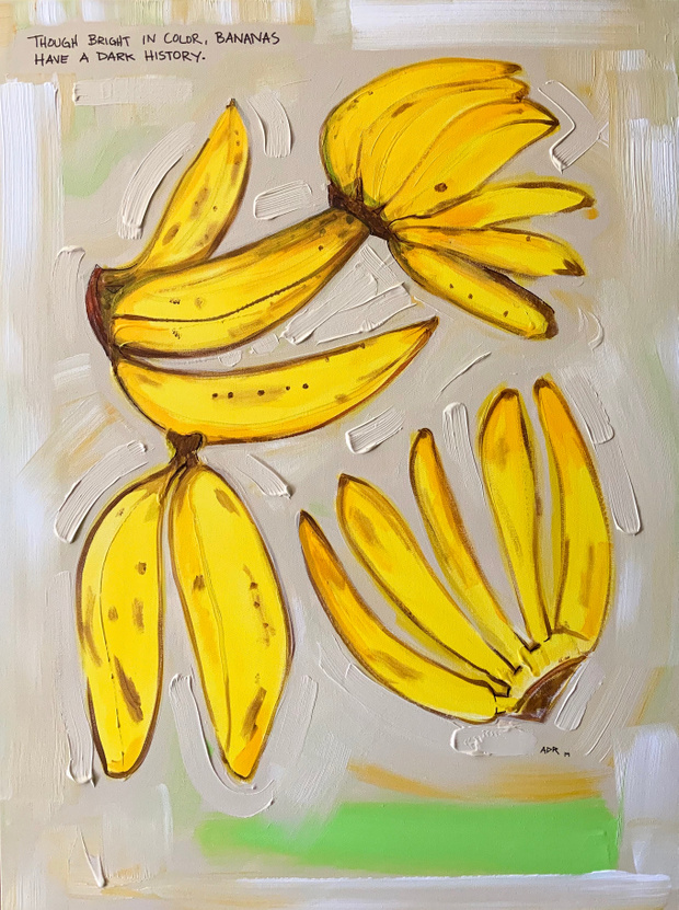 Banana Painting by Amy Davis Roth 