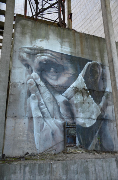 Mural inside Cooling Tower 5